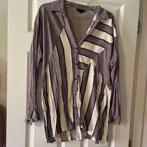 Top Shop Button Down Size 10